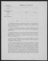 [Une exposition universelle...], Ministère du Commerce et de l'Industrie, Comité des femmes françaises, Paris, 1892